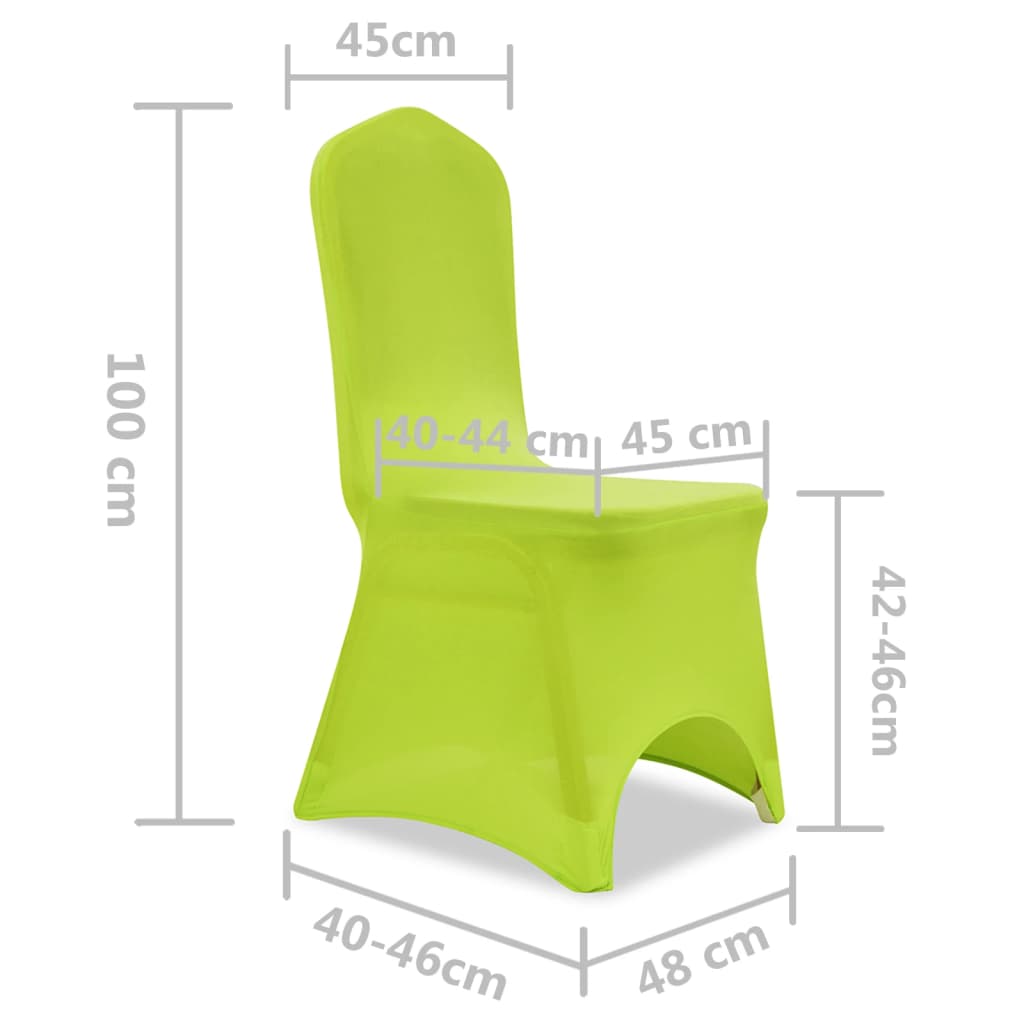Elastisk Stoltrekk 4 stk Grønn