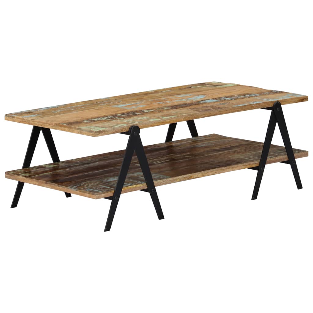 Salongbord 115x60x40 cm gjenvunnet heltre