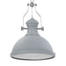 Taklampe grå rund E27