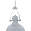 Taklampe grå rund E27