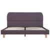 Sengeramme uten Madrass Taupe Stoff 135x190 cm