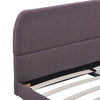 Sengeramme uten Madrass Taupe Stoff 135x190 cm