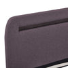 Sengeramme med LED uten Madrass Taupe Stoff 150x200 cm