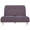 Sengeramme uten Madrass Taupe Stoff 120x190 cm