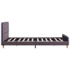 Sengeramme uten Madrass Taupe Stoff 135x190 cm