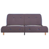 Sengeramme uten Madrass Taupe Stoff 150x200 cm