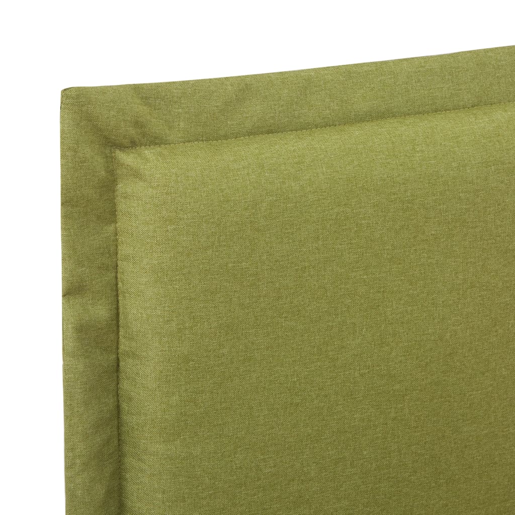 Sengeramme uten Madrass Grønt Stoff 135x190 cm