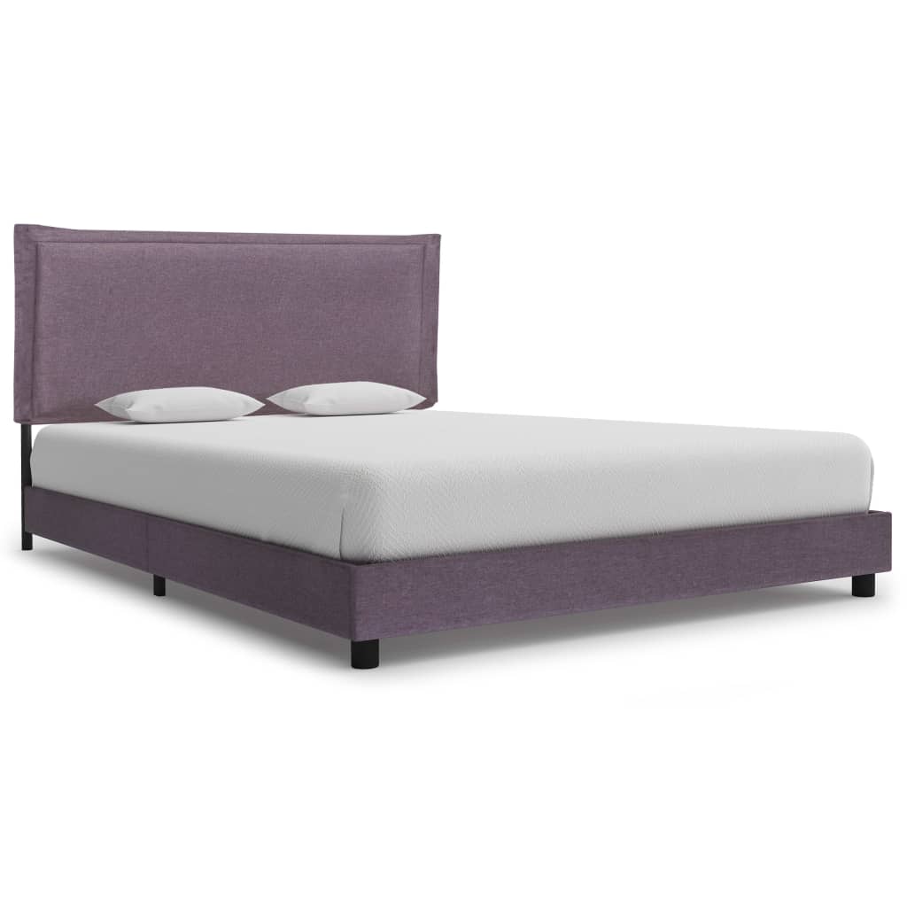 Sengeramme uten Madrass Taupe Stoff 135x190 cm