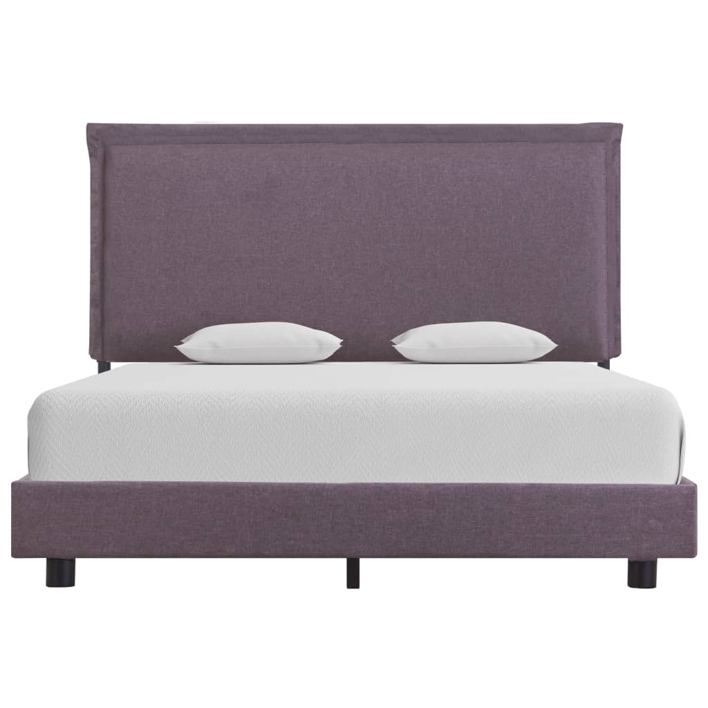 Sengeramme uten Madrass Taupe Stoff 135x190 cm