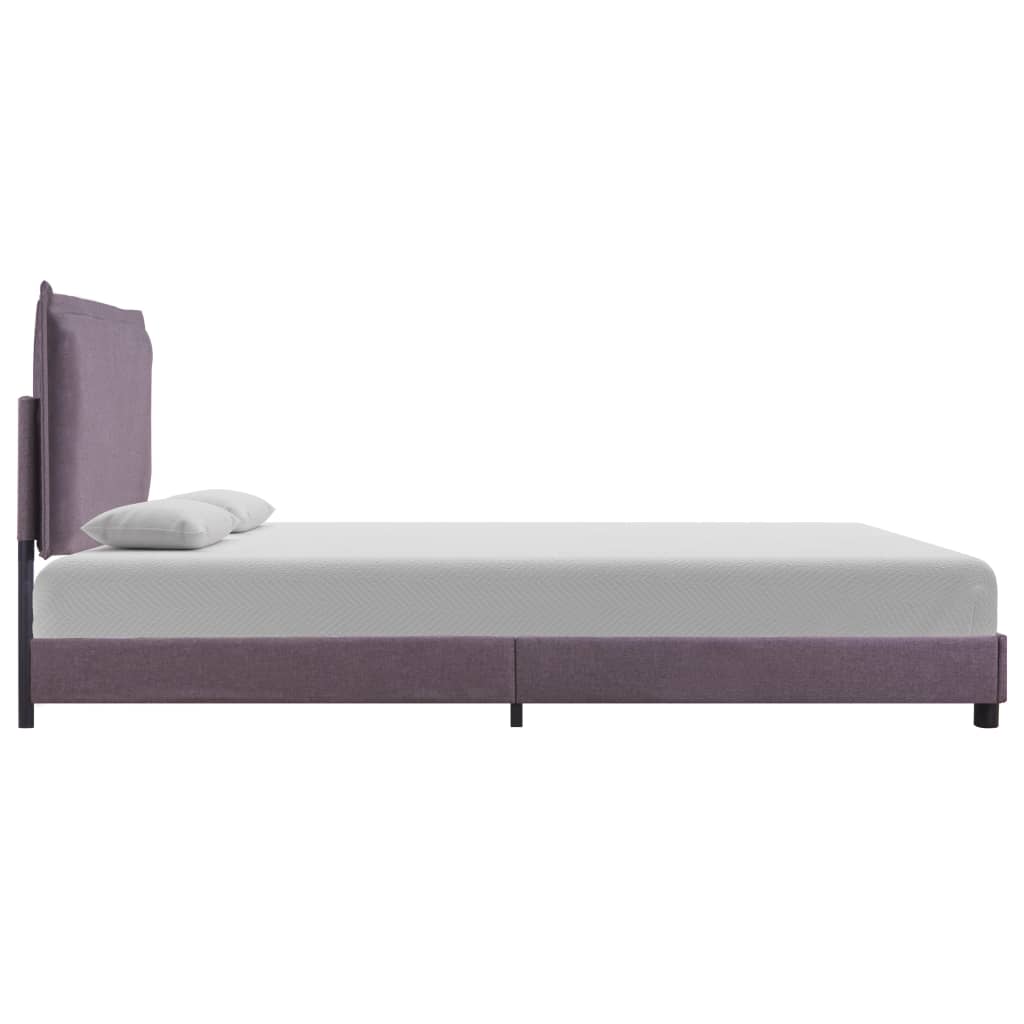 Sengeramme uten Madrass Taupe Stoff 135x190 cm