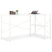 Databord hvit 120x72x70 cm