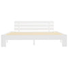 Sengeramme med hodegavl hvit 180x200 cm heltre furu