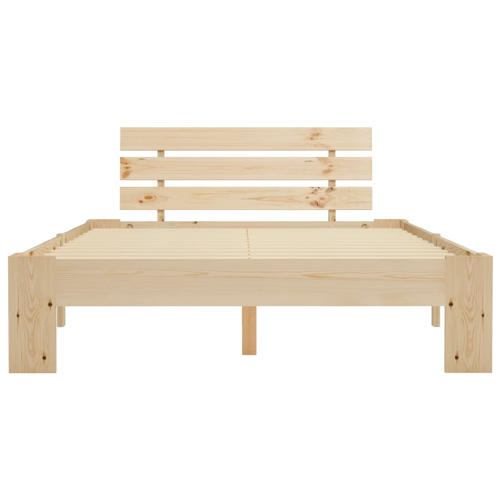 Sengeramme med hodegavl 140x200 cm heltre furu