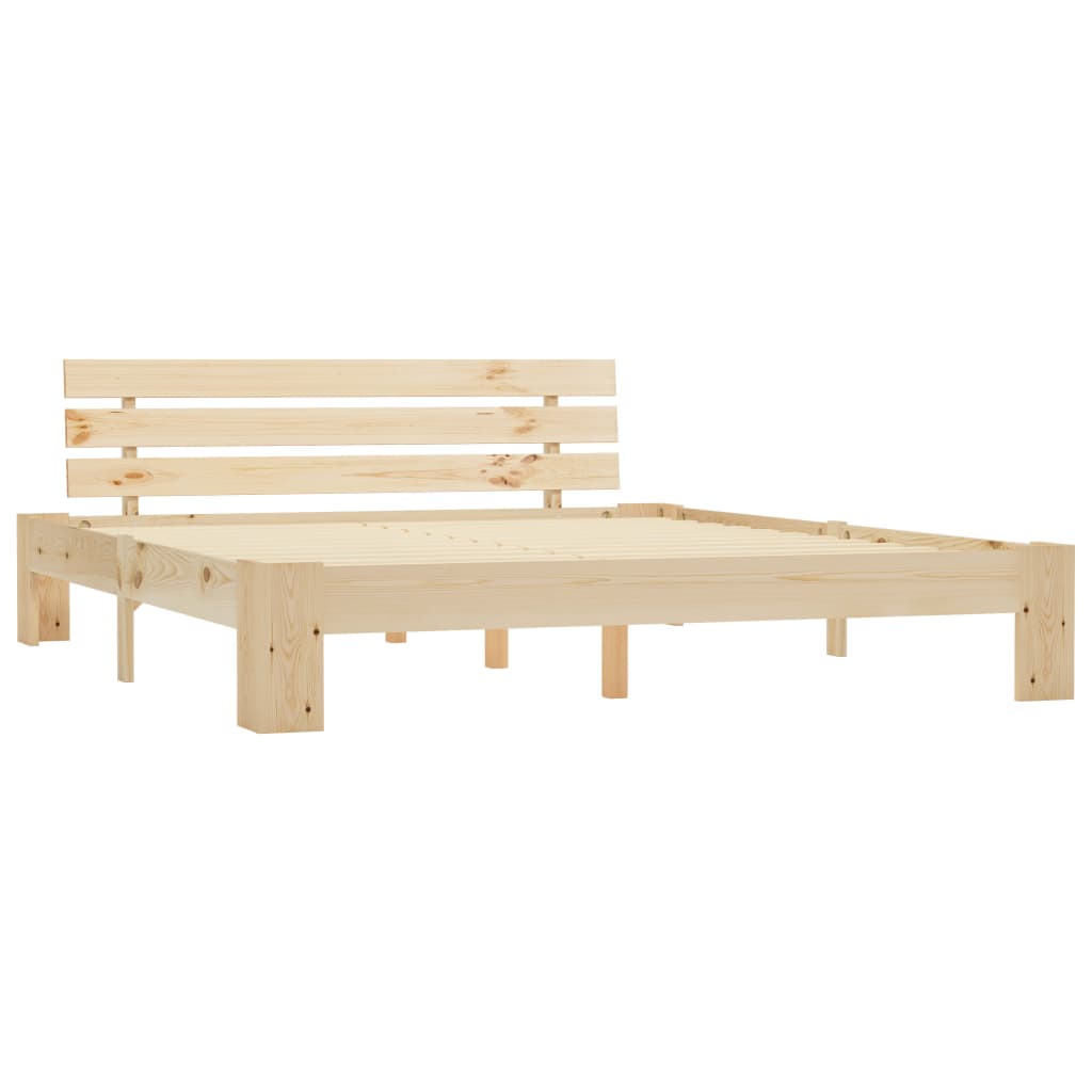 Sengeramme med hodegavl 160x200 cm heltre furu