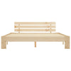 Sengeramme uten madrass 180x200 cm heltre furu