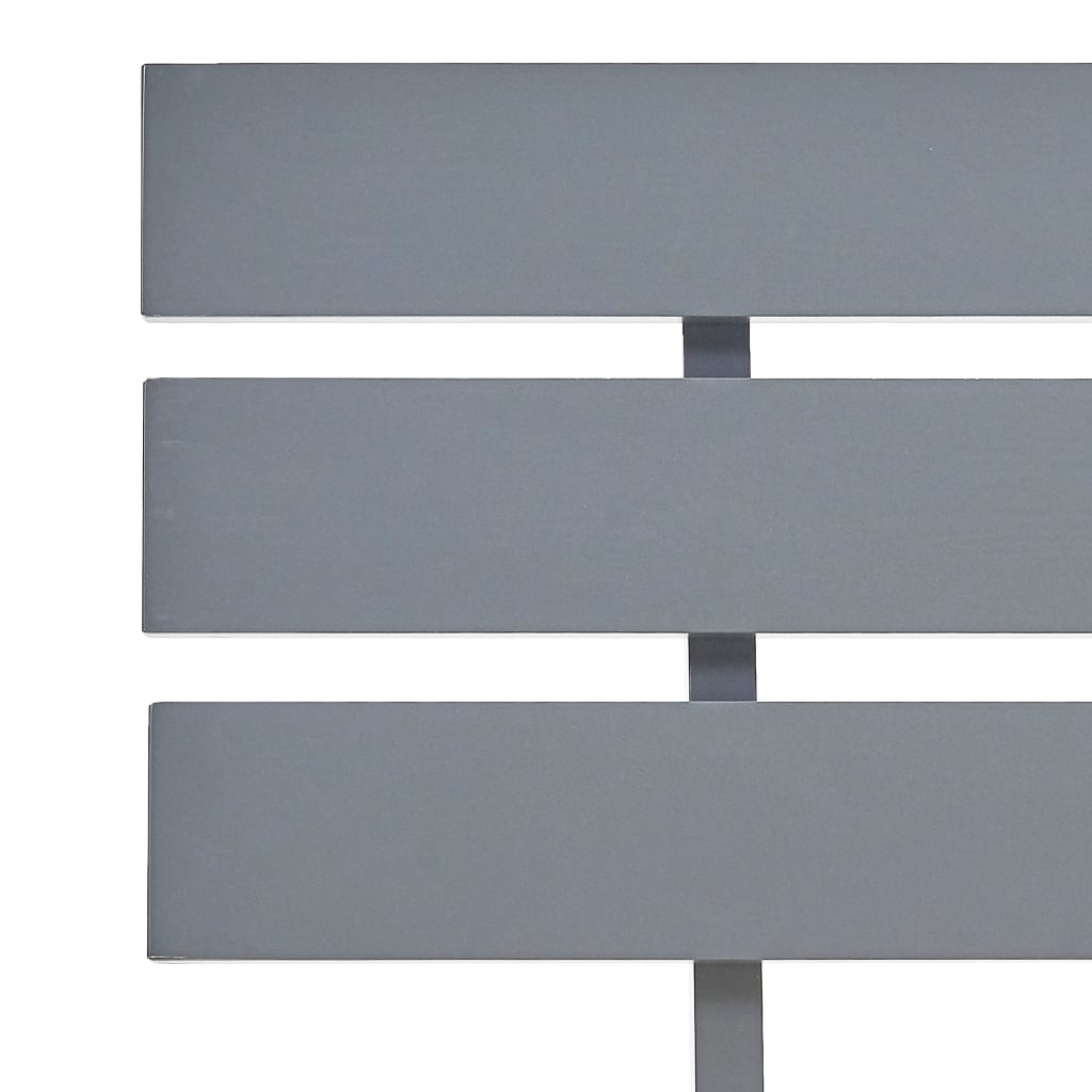 Sengeramme grå heltre furu 140x200 cm