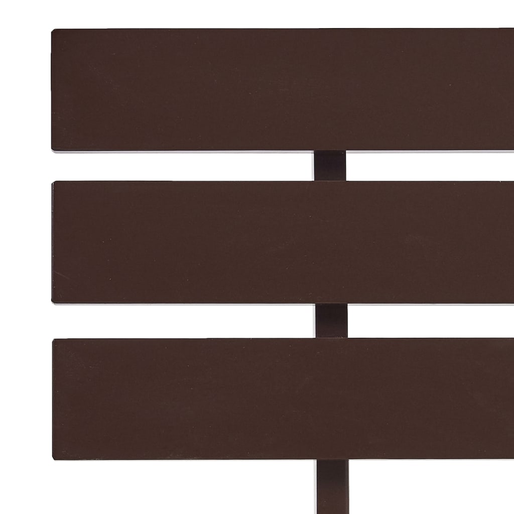Sengeramme mørkebrun heltre furu 140x200 cm