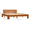 Sengeramme honningbrun heltre furu 180x200 cm
