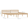 Sengeramme heltre furu 160x200 cm