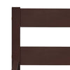 Sengeramme mørkebrun heltre furu 100x200 cm