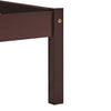 Sengeramme mørkebrun heltre furu 100x200 cm