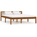 Sengeramme honningbrun heltre furu 120x200 cm