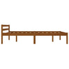 Sengeramme honningbrun heltre furu 140x200 cm