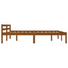 Sengeramme honningbrun heltre furu 180x200 cm