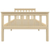 Sengeramme naturlig heltre furu 100x200 cm