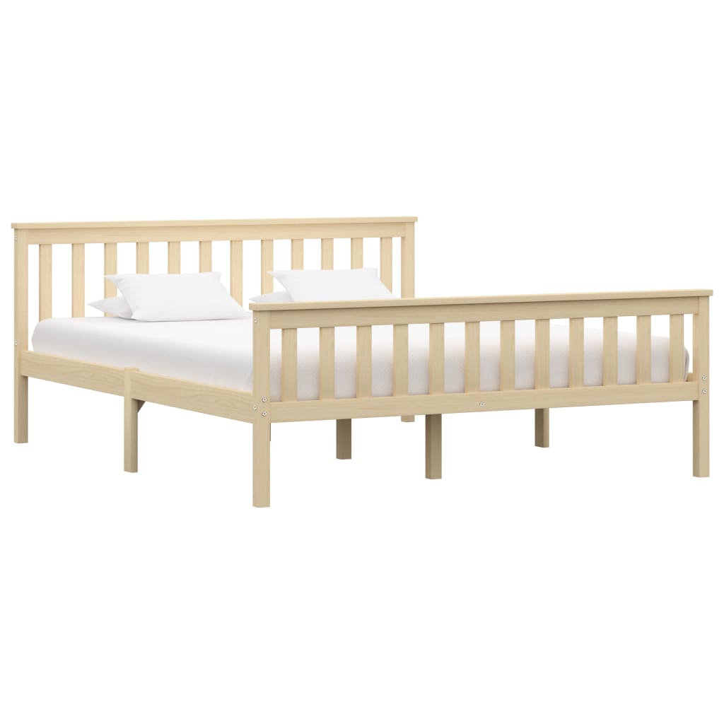 Sengeramme heltre furu naturlig 160x200 cm