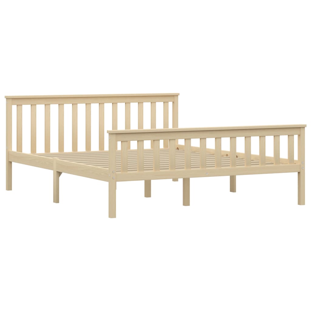 Sengeramme heltre furu naturlig 160x200 cm