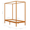 Himmelsengeramme honningbrun heltre furu 100x200 cm
