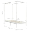 Himmelsengeramme heltre furu hvit 100x200 cm