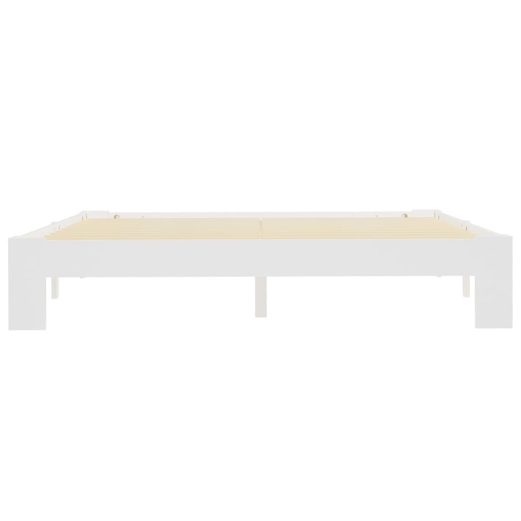 Sengeramme hvit heltre furu 160x200 cm