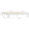 Sengeramme hvit heltre furu 160x200 cm