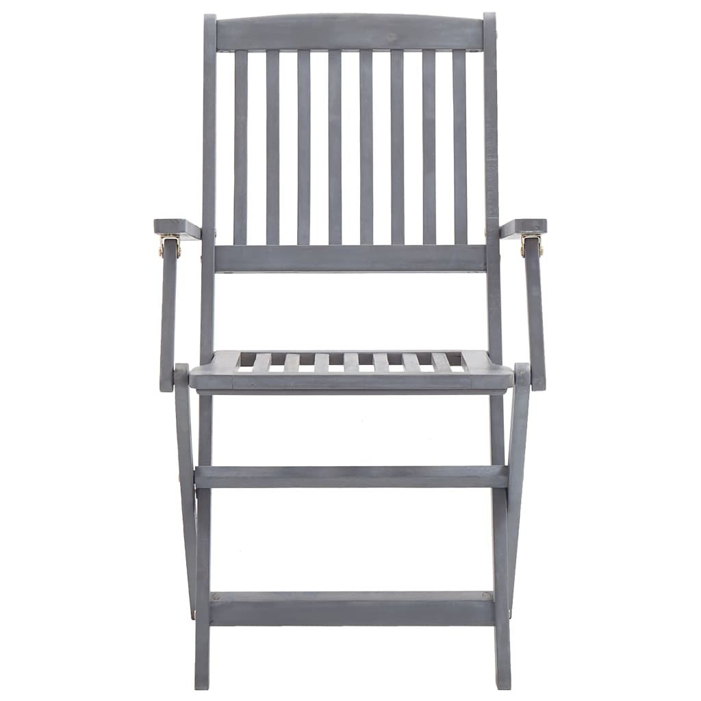 Klappstoler 2 stk heltre akasie