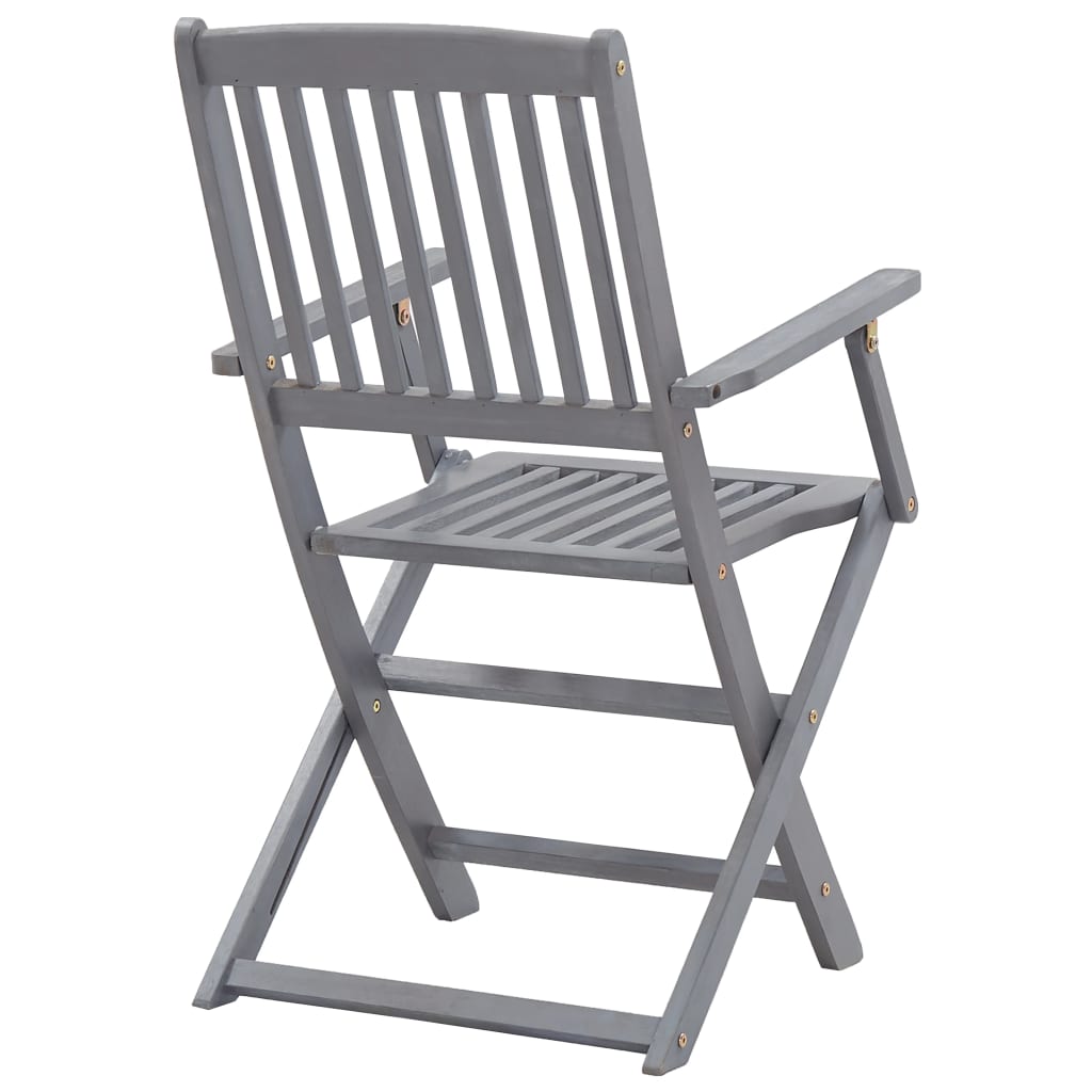 Klappstoler 2 stk heltre akasie
