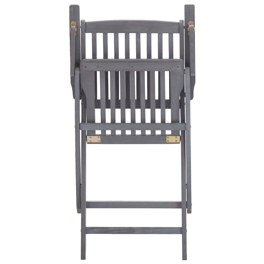 Klappstoler 2 stk heltre akasie