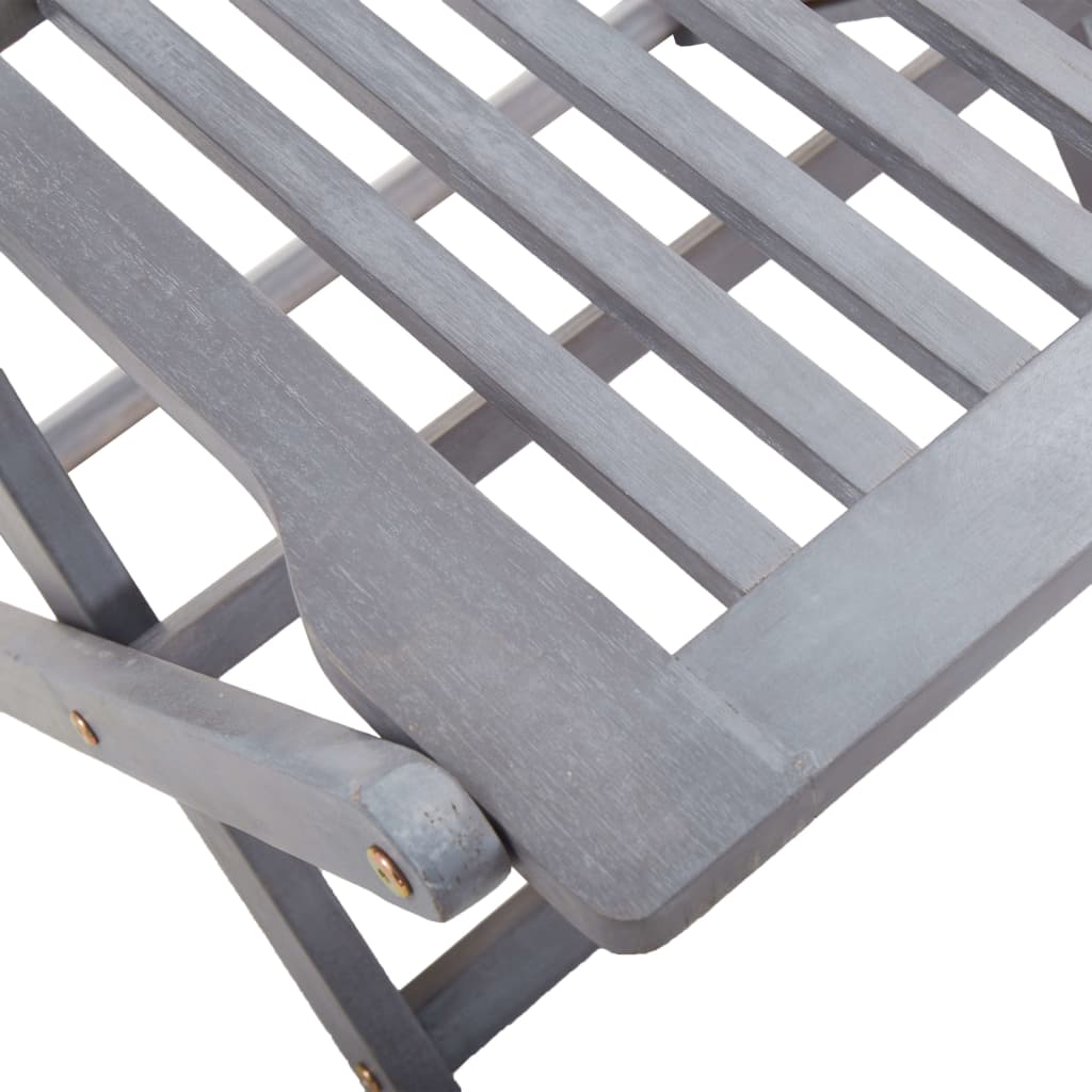 Klappstoler 2 stk heltre akasie