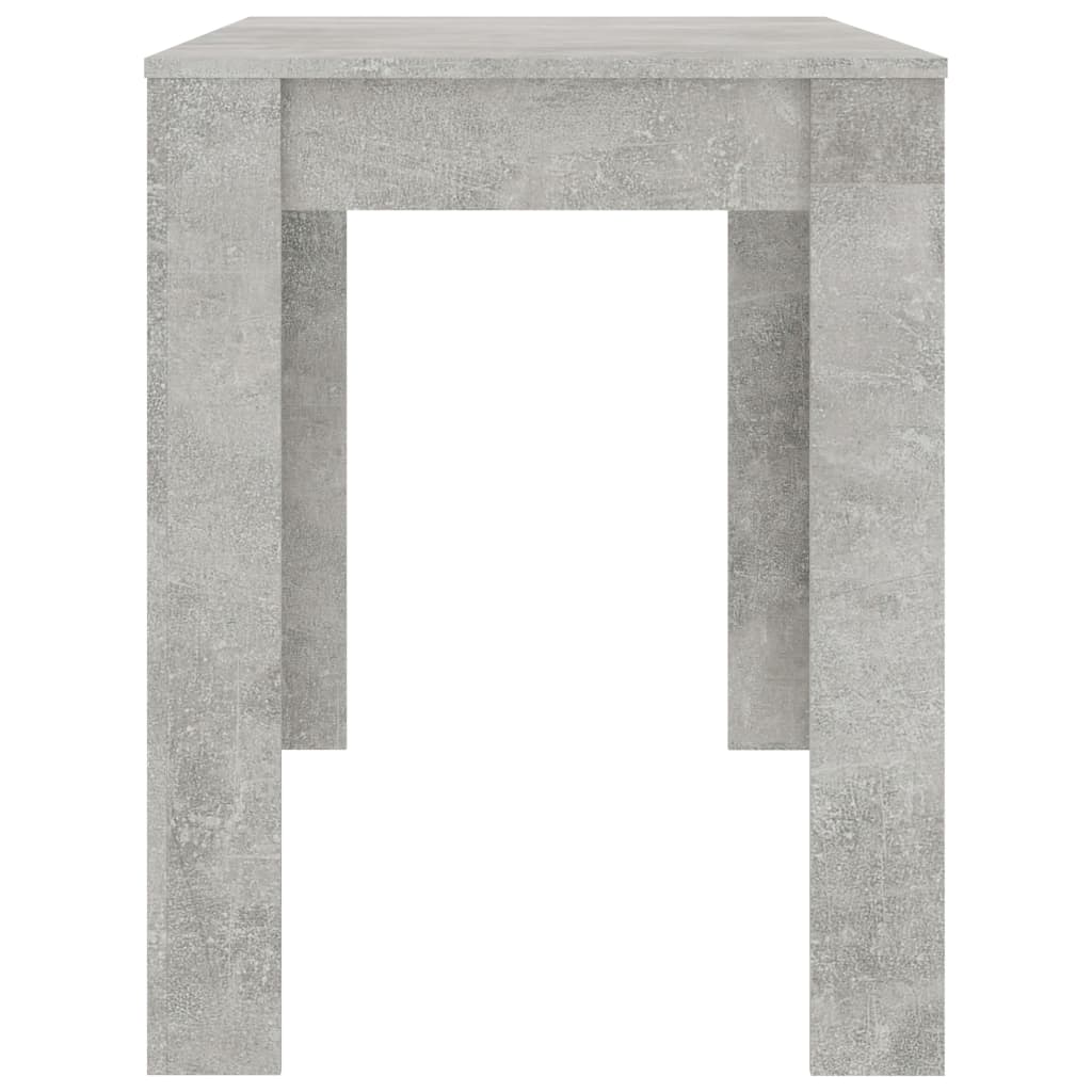 Spisebord betonggrå 120x60x76 cm konstruert tre