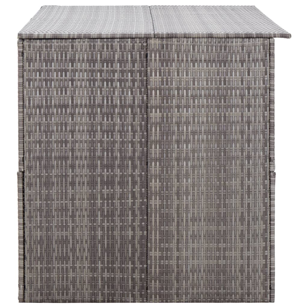Putekasse 150x100x100 cm polyrotting grå
