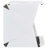 Sammenleggbar LED-fotostudiolysboks 40x34x37 cm plast hvit