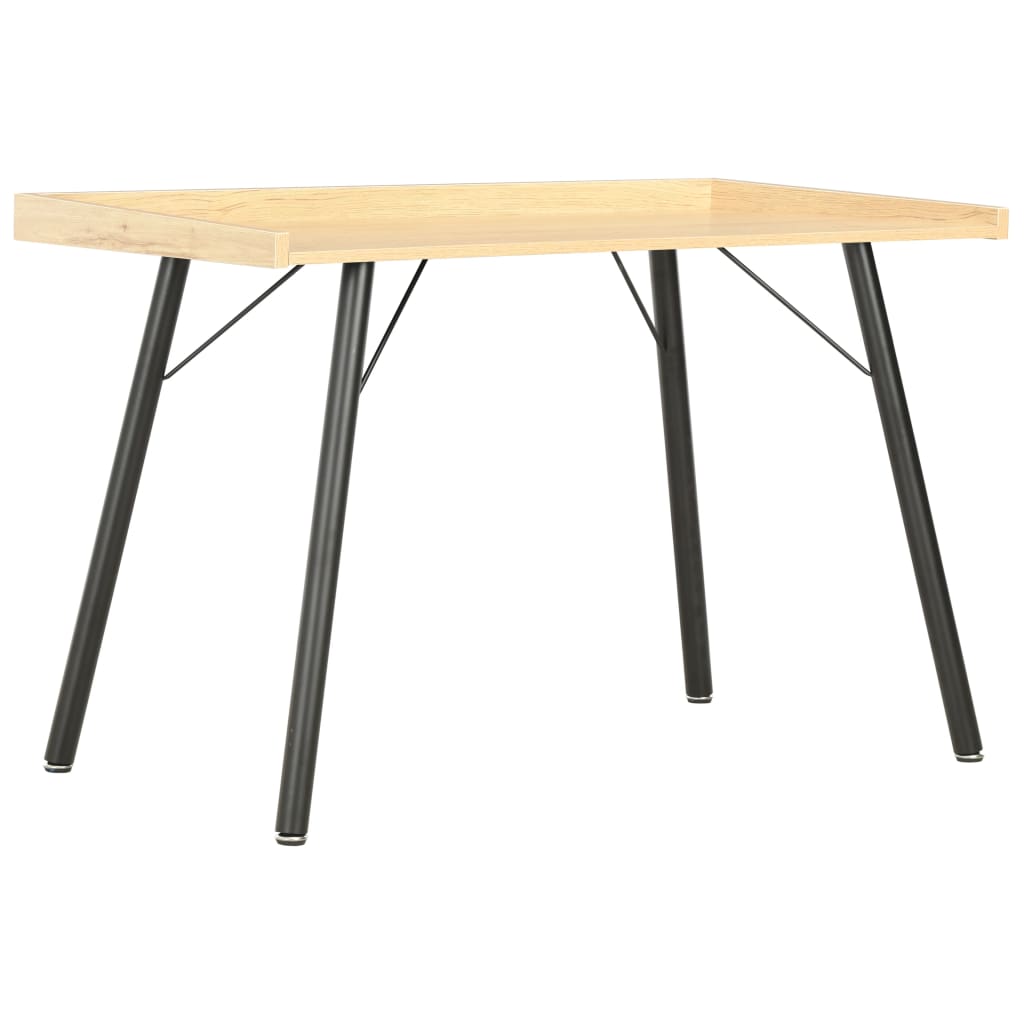 Skrivebord eik 90x50x79 cm