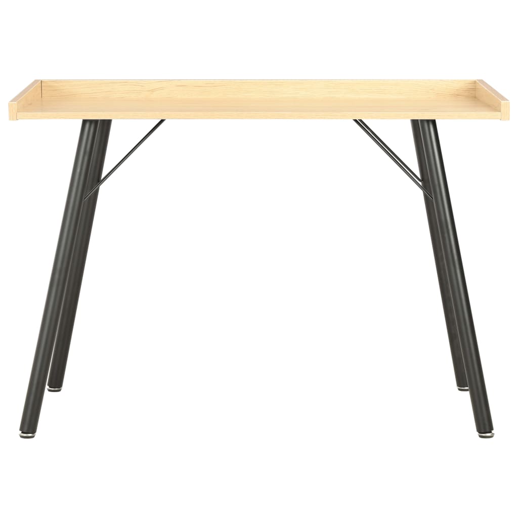 Skrivebord eik 90x50x79 cm