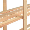 Oppbevaringshylle 5 etasjer 170x38x170cm heltre furu 500 kg