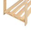 Oppbevaringshylle 5 etasjer 170x38x170cm heltre furu 500 kg