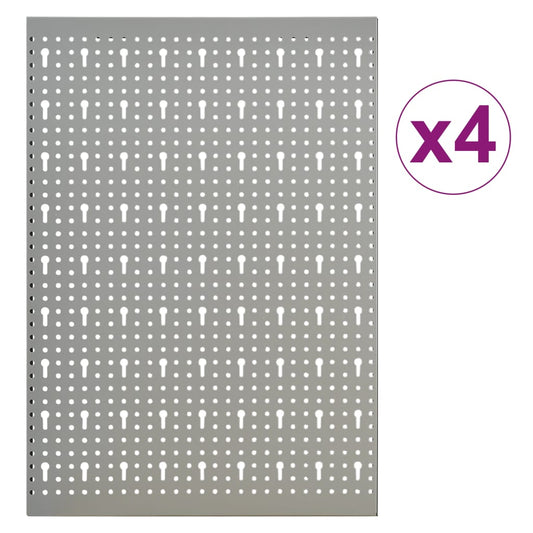 Verktøytavler for vegg 4 stk 40x58 cm stål