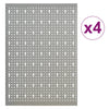 Verktøytavler for vegg 4 stk 40x58 cm stål