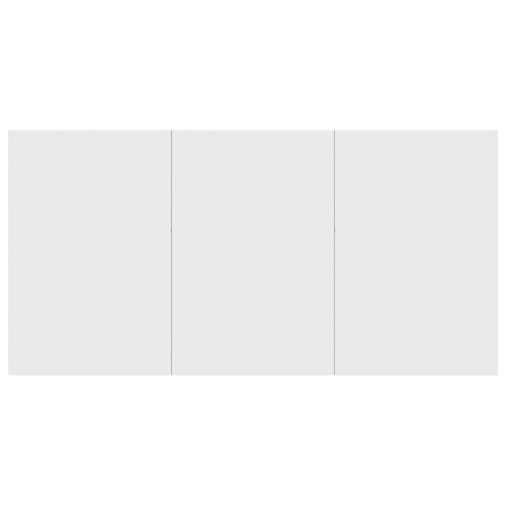 Spisebord hvit 180x90x76 cm konstruert tre