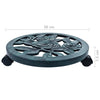 Pottetraller 6 stk grønn 38 cm plast